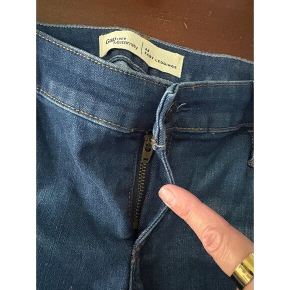 GAP Denim NWT Maternity Easy Legging Side Insert Jean Jeggings Size 28 or US 6 - Picture 6 of 11